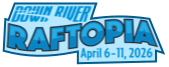 Down River Equipment's Raftopia logo